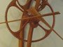 Wooden Wall Clock close-up 1