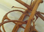 Wooden Wall Clock closeup-2